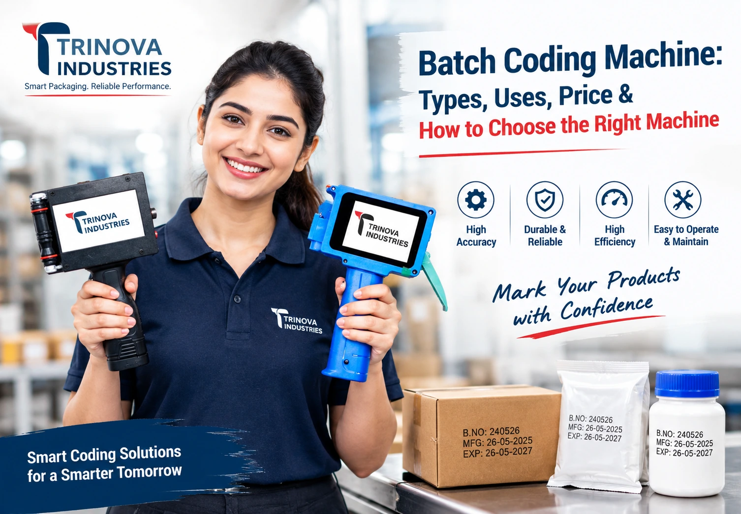 Batch Coding Machine: Types, Uses, Price & How to Choose the Right Machine