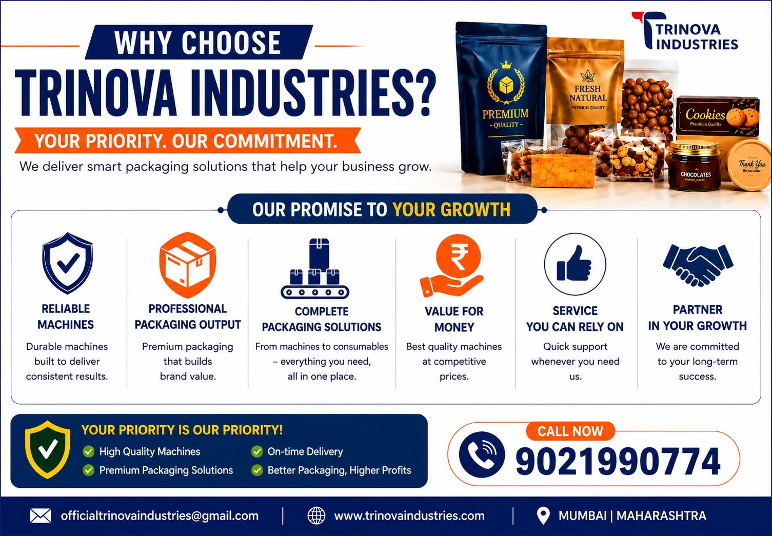 “Why Businesses Trust Trinova Industries for Packaging Solutions”