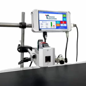 7 inch screen online TIJ printer with conveyor for batch coding and packaging