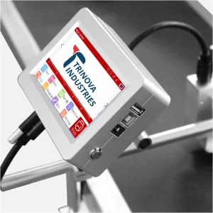 5 inch screen online TIJ printer with conveyor for batch coding and packaging