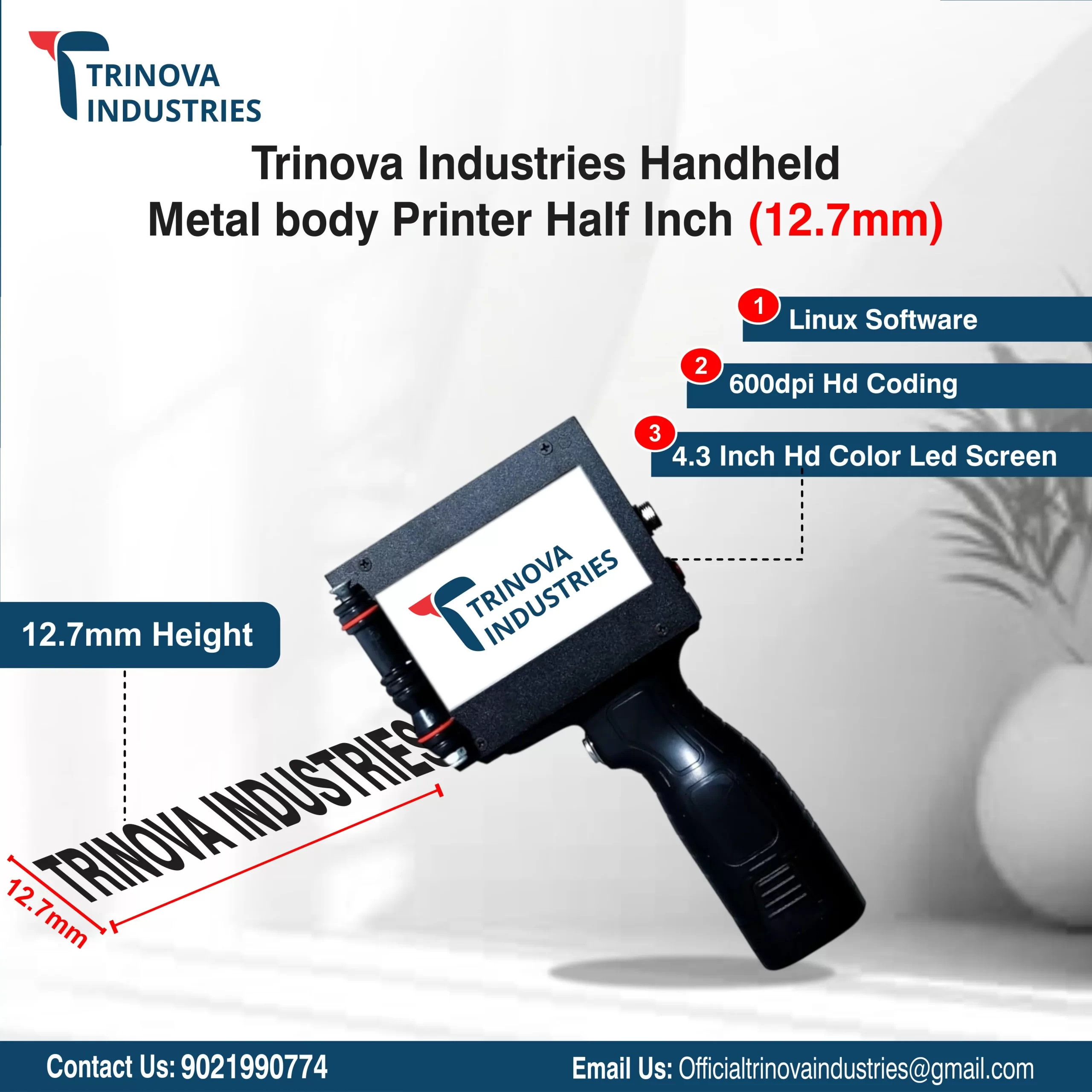 Metal Body Printer with Fol Cartridge for Glossy Material - Image 2
