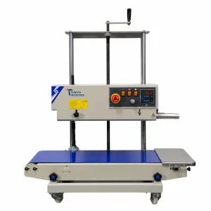 10KG Vertical Band Sealer Machine with Conveyor Belt for Heavy Pouch Sealing