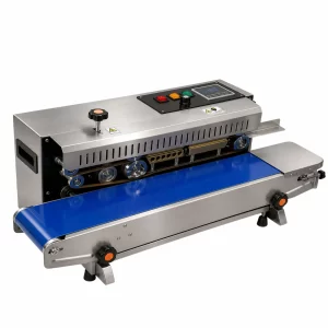 SS Top Band Sealer Horizontal Machine for Continuous Pouch Sealing
