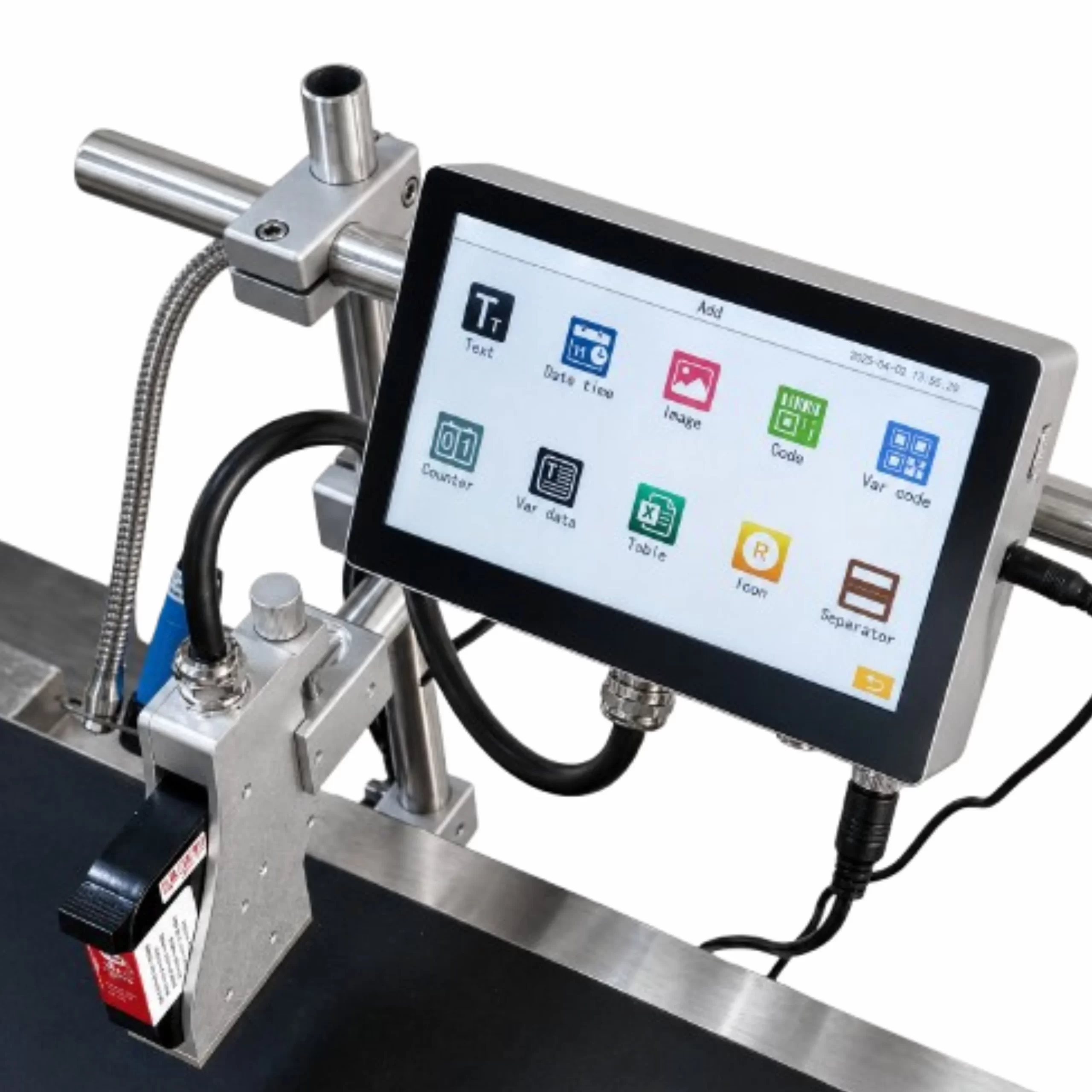 2 in 1 Online TIJ Batch Coding Printer for Packaging | Industrial Inkjet Coding Machine - Image 2