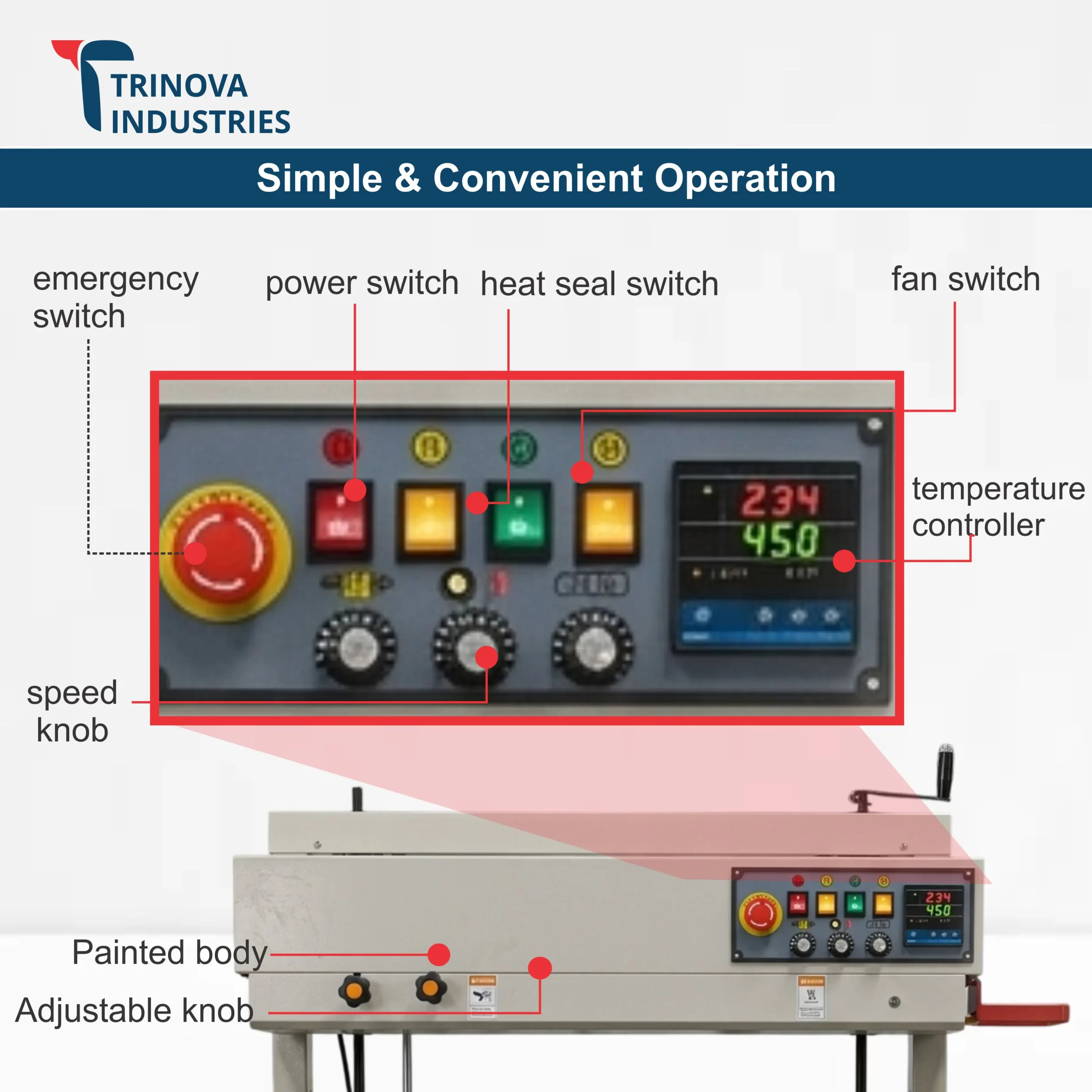 15KG Top Model Vertical Band Sealer Machine - Image 3