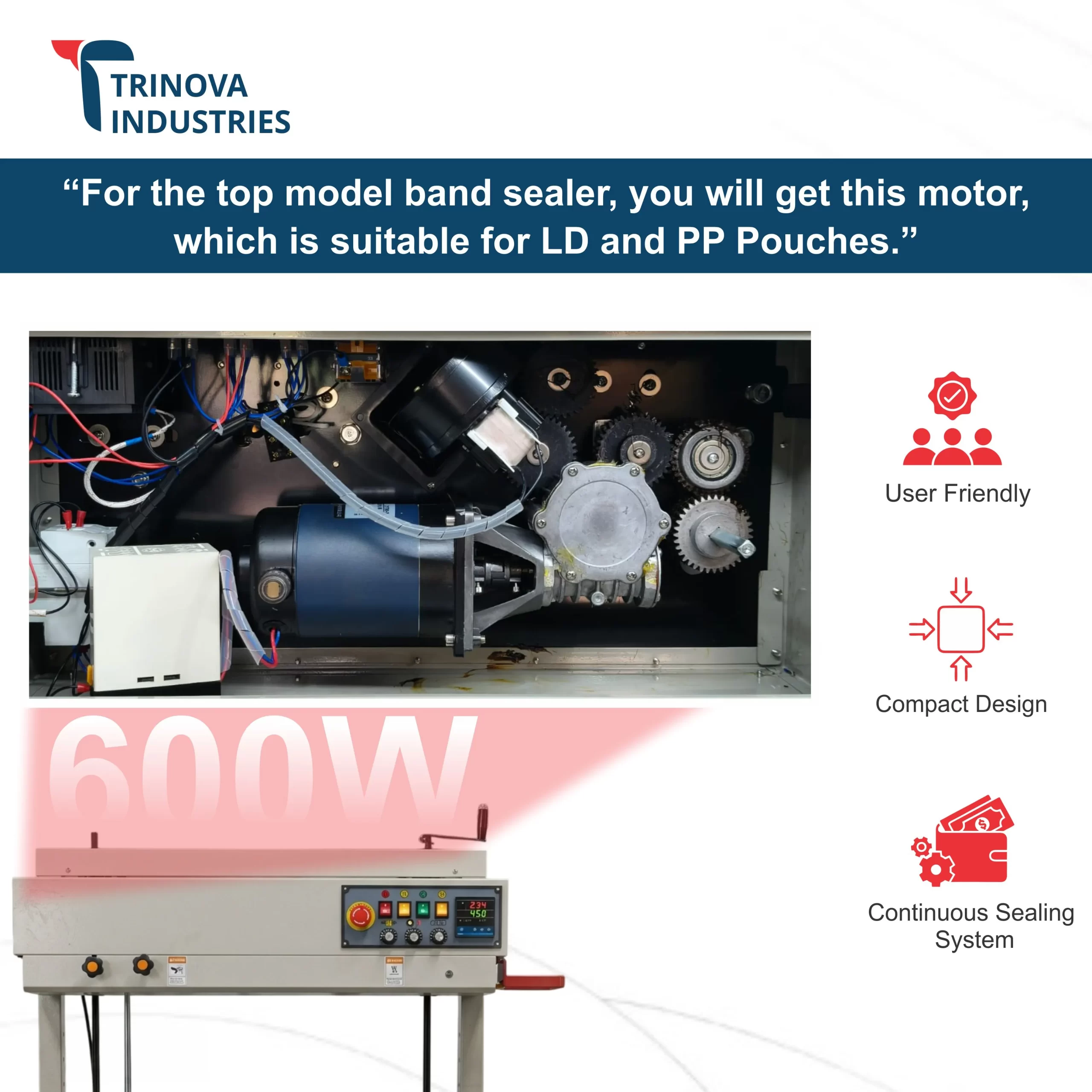 15KG Top Model Vertical Band Sealer Machine - Image 5