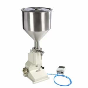 A02 pneumatic paste filler 5–50ml semi automatic food grade filling machine