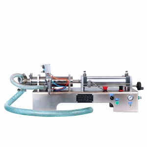 Semi automatic pneumatic liquid filling machine single head 10ml to 100ml stainless steel filler for oils liquids chemicals