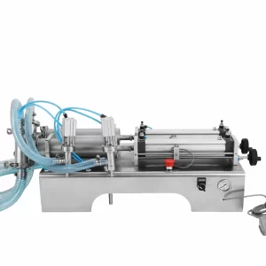 Semi automatic pneumatic liquid filling machine double head 10ml to 100ml stainless steel filler for liquids