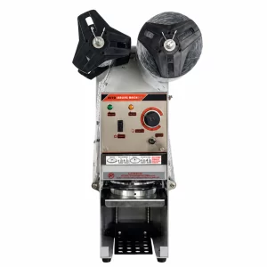 Automatic Cup Sealing Machine for Bubble Tea, Juice & Beverage Packaging