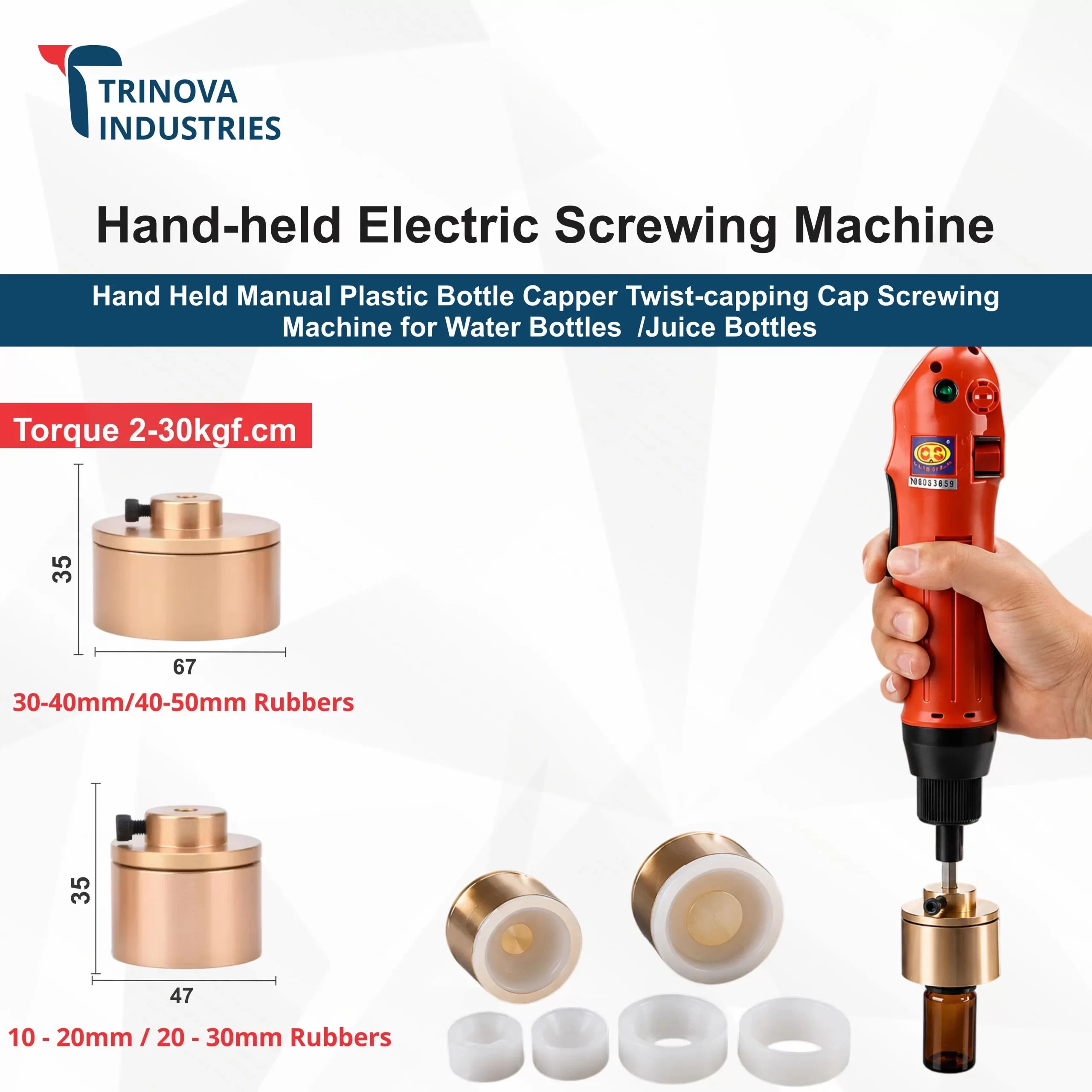 Manual Capping Machine for Plastic & Glass Bottles - Image 2