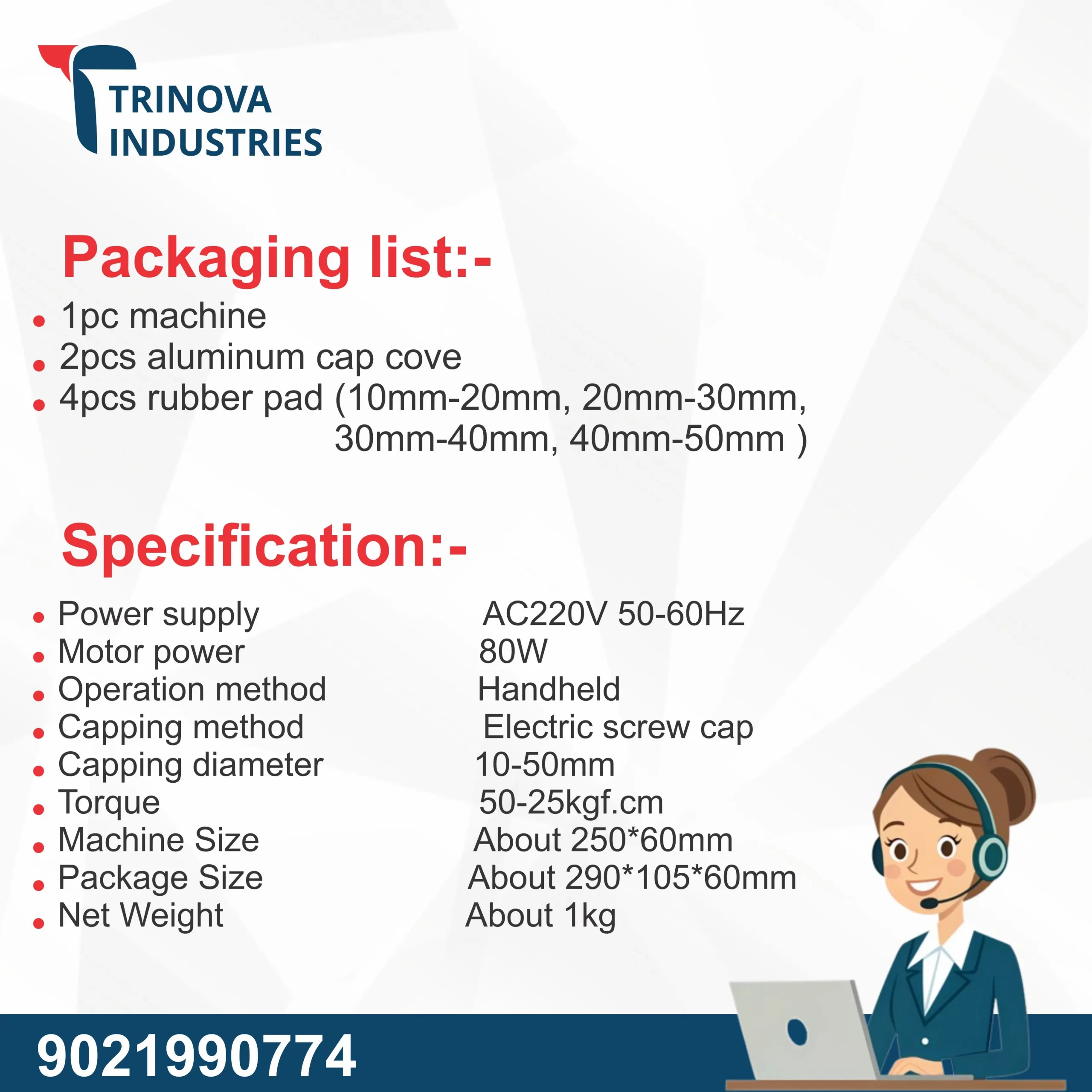 Manual Capping Machine for Plastic & Glass Bottles - Image 5