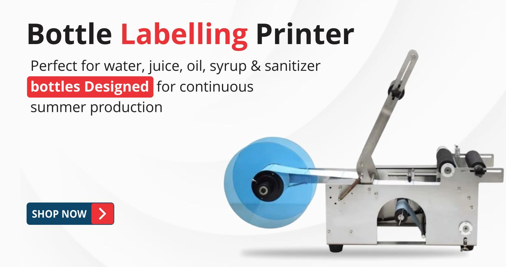 Semi Automatic Bottle Labelling Machine for Accurate Label Application